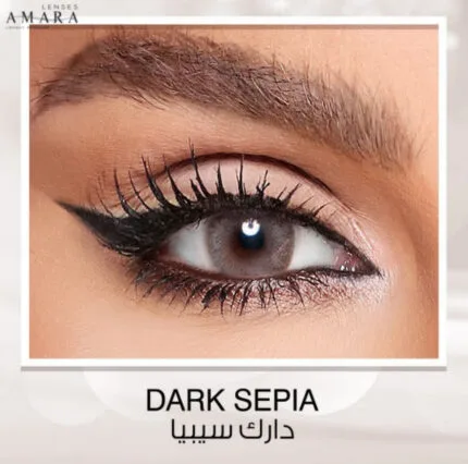 عدسات لاصقة شهرية دارك سيبيا من أمارا
