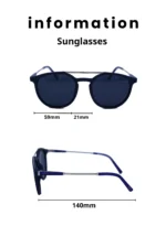 "Aviator Sunglasses with Polarized UV Protection Lenses – Lightweight, Durable Metal Frame for Men & Women, Perfect for Driving, Travel, and Outdoor Activities" 5061C4 - Image 5