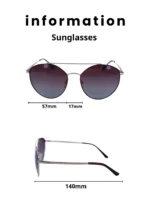 Baleno Aviator Sunglasses with Polarized UV Protection Lenses – Lightweight, Durable Metal Frame for Men & Women, Perfect for Driving, Travel, and Outdoor Activities" 8085 C4 - Image 5