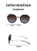 Baleno Aviator Sunglasses with Polarized UV Protection Lenses – Lightweight, Durable Metal Frame for Men & Women, Perfect for Driving, Travel, and Outdoor Activities" 8238 C4 - Image 4