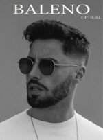 ⁦Baleno Round Sunglasses with Polarized UV Protection Lenses – Lightweight, Durable Metal Frame for Men & Women, Perfect for Driving, Travel, and Outdoor Activities" BALENO BV6135 200681⁩ - الصورة ⁦4⁩