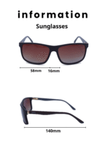 Wayfarer Sunglasses with Polarized UV Protection Lenses نظاره شمسيه UV - Baleno Wayfarer Sunglasses - Wayfarer Polarized Sunglasses