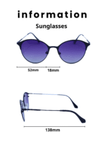 Baleno Wayfarer Sunglasses with Polarized UV Protection Lenses – Lightweight, Durable Metal Frame for Men & Women, Perfect for Driving, Travel