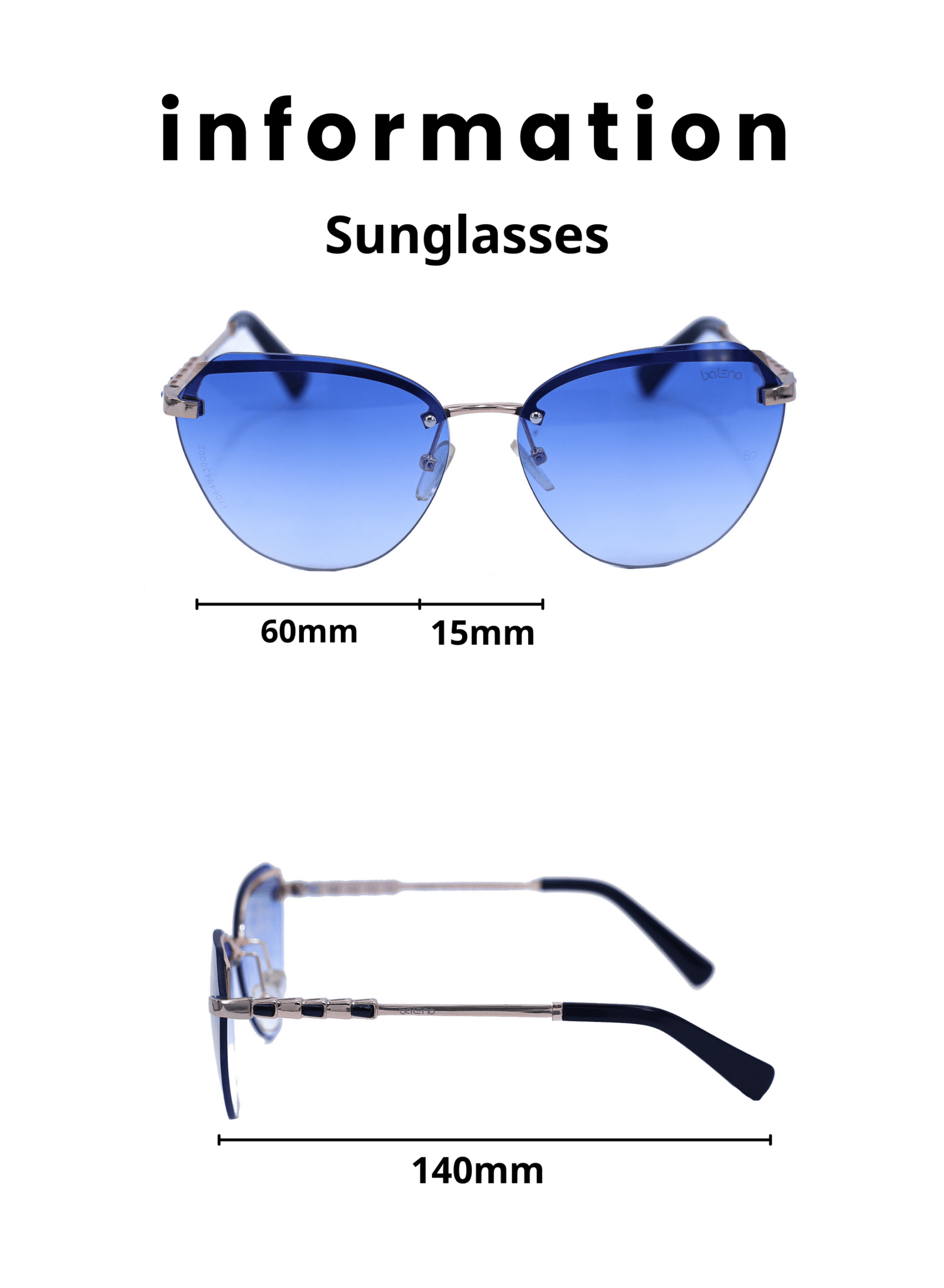 ا Baleno Hexagonal Sunglasses with Polarized UV Protection Lenses – Lightweight, Durable Metal Frame for Men & Women, Perfect for Driving, Travel, and Outdoor Activities" bv6131 2668dp - Image 4