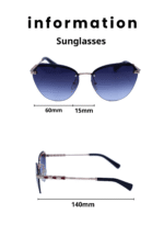 Baleno Hexagonal Sunglasses with Polarized UV Protection Lenses – Lightweight, Durable Metal Frame for Men & Women, Perfect for Driving, Travel, and Outdoor Activities" bv6131 200781 - Image 5