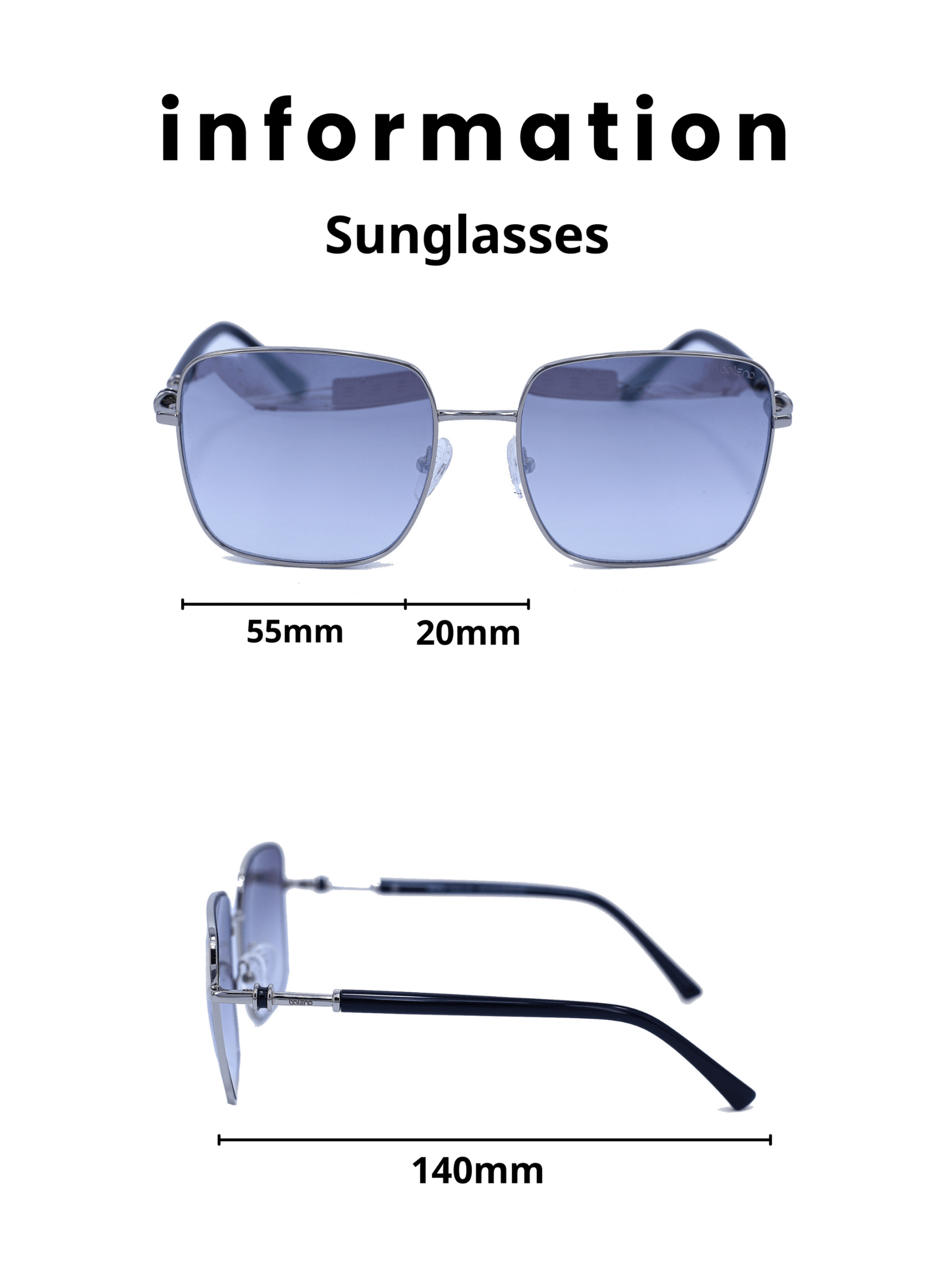 ا Baleno Hexagonal Sunglasses with Polarized UV Protection Lenses – Lightweight, Durable Metal Frame for Men & Women, Perfect for Driving, Travel