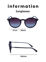 Round Sunglasses with Polarized UV Protection Lenses – Lightweight, Durable Metal Frame for Men & Women, Perfect for Driving, Travel, and Outdoor Activities"OLD 1216 C3 - Image 6