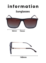 Wayfarer Sunglasses with Polarized UV Protection Lenses نظاره شمسيه UV - Baleno Wayfarer Sunglasses - Wayfarer Polarized Sunglasses