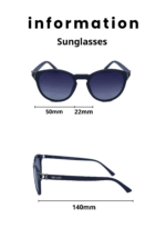 Round Sunglasses with Polarized UV Protection Lenses – Lightweight, Durable Metal Frame for Men & Women, Perfect for Driving, Travel, and Outdoor Activities"OLD 9319 C3 - Image 5